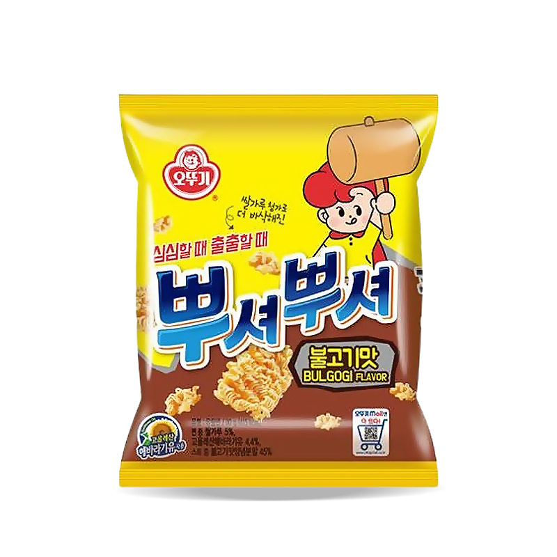 1200 뿌셔뿌셔 불고기맛 90g (1박스 24개)