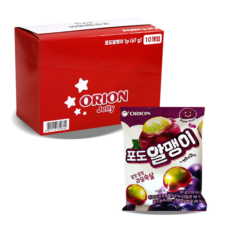 1500 오리온 포도알맹이 마이구미 67g*10개입