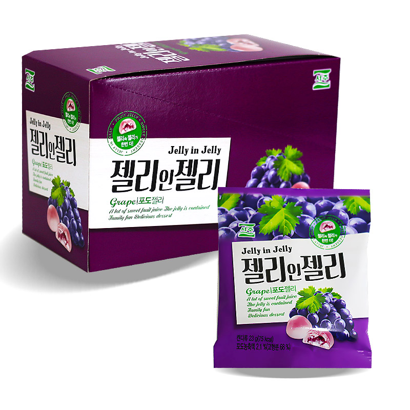 500 서주 젤리인젤리 포도 23g *12개