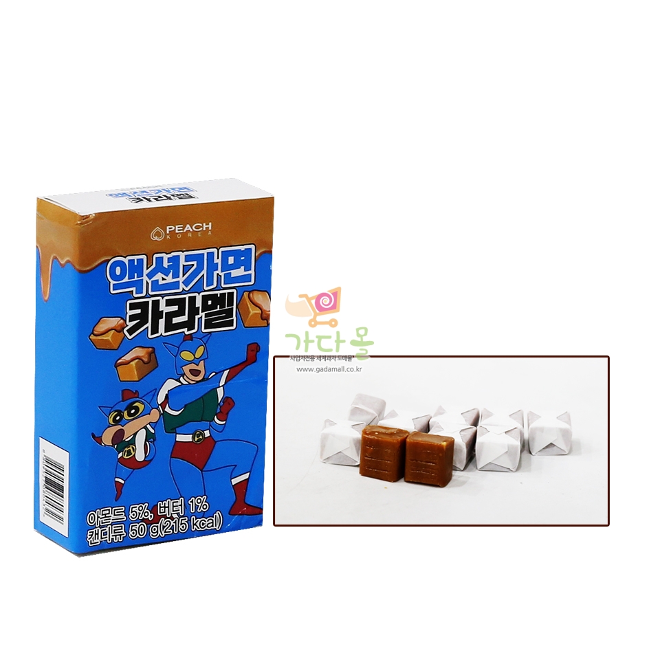 1000 액션가면 카라멜 50g *12개