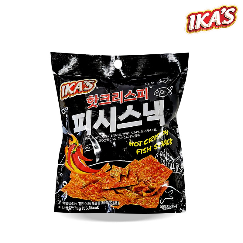 1000 핫 크리스피 피시스낵 15g*12개