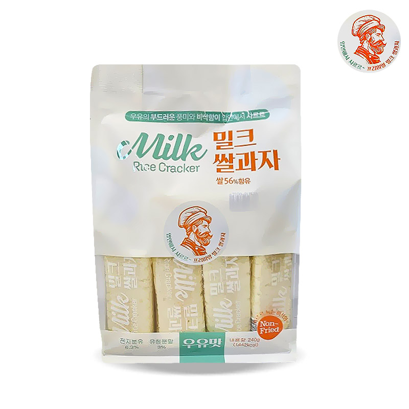 4000 밀크 쌀과자 우유맛 240g (1박스 16개)