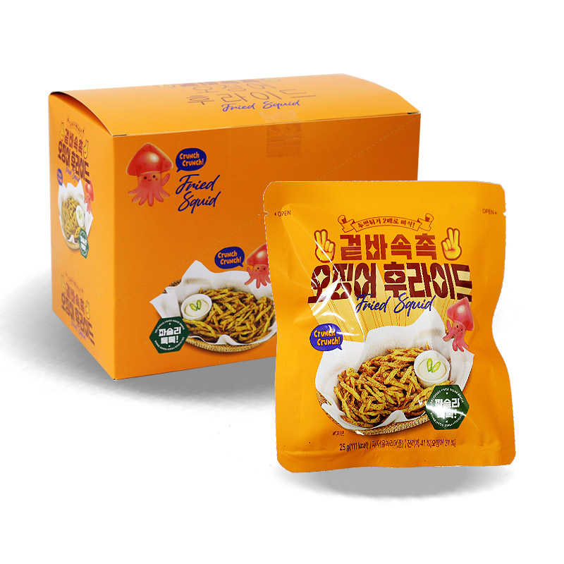 2500 겉바속촉 오징어 후라이드 25g *12개입