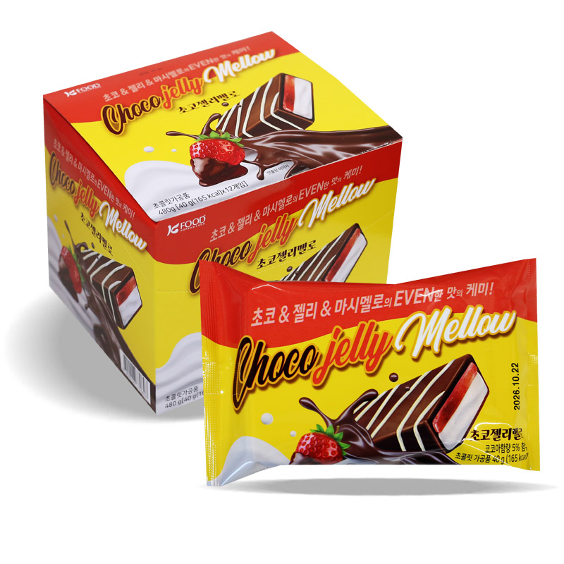 1500 해피타임 초코젤리멜로 40g*12개입