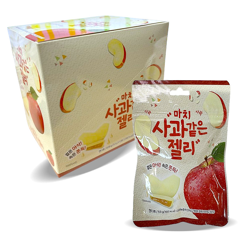 2000 스위트조이 마치사과같은 젤리 53g*12개입