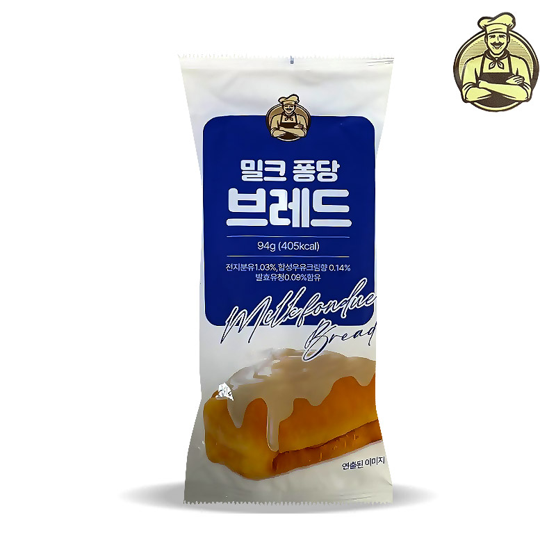 1000 목화 밀크퐁당 브레드 94g *10봉 (1박스 30개) 천원빵