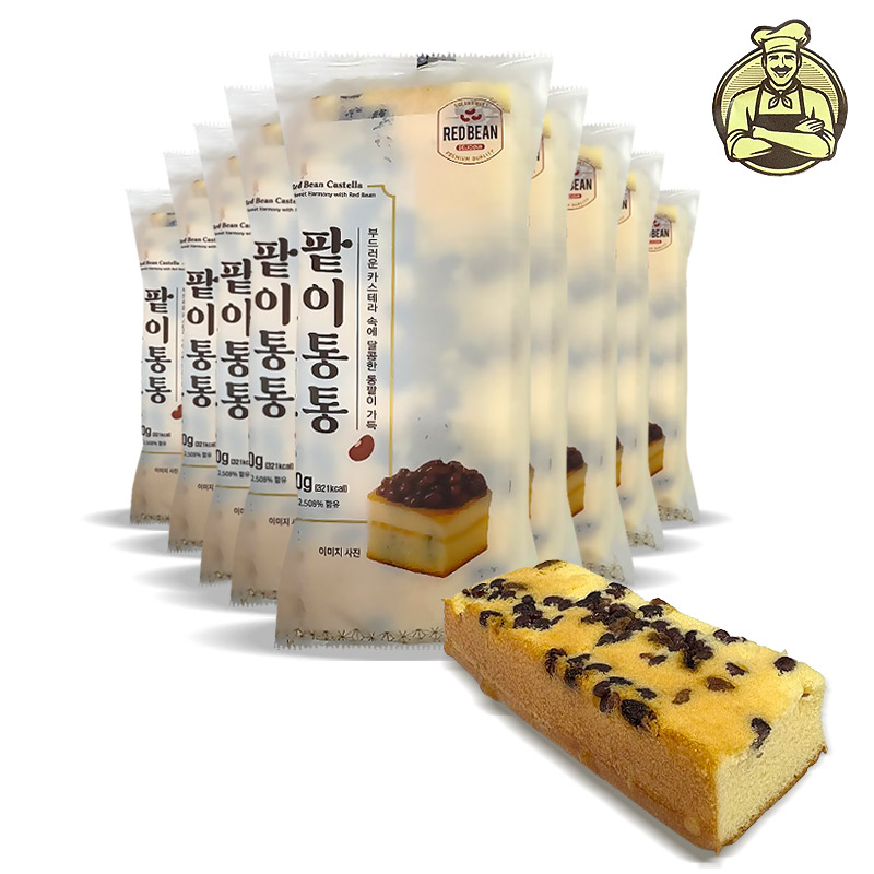 1000 목화 팥이통통 브레드 90g *10봉 (1박스 48개) 천원빵