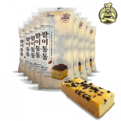 1000 목화 팥이통통 브레드 90g *10봉 (1박스 48개) 천원빵