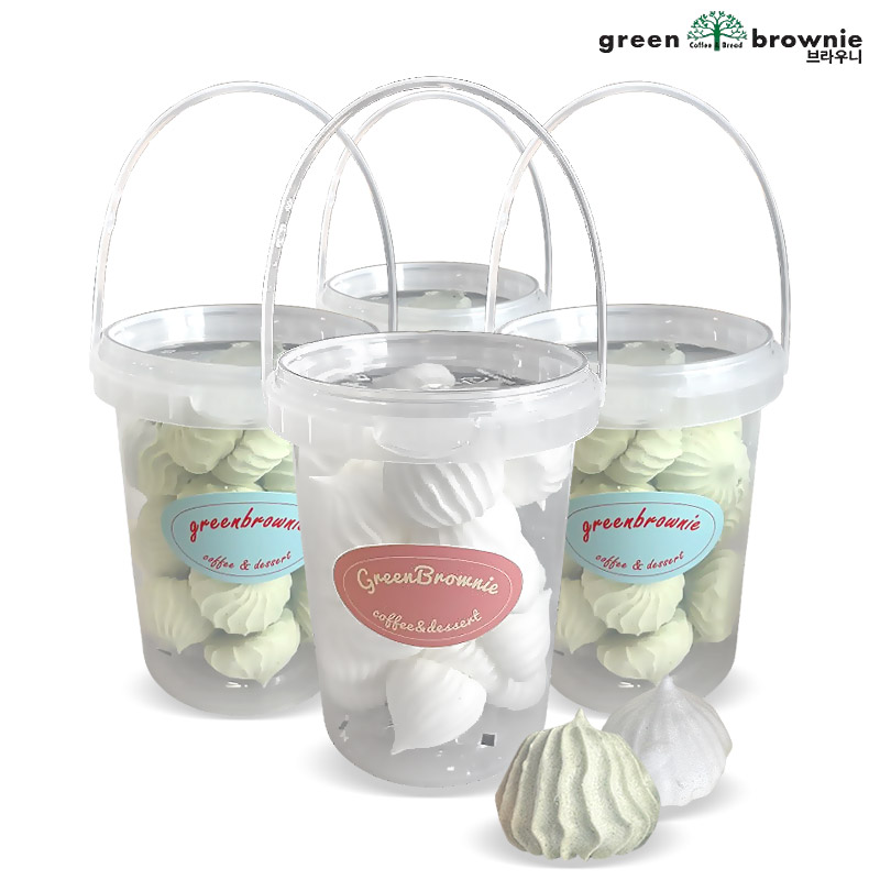 5000 그린브라우니 순수+말차머랭 50g *4개 (순수2개+말차2개)