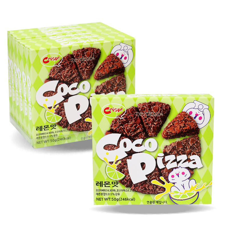 (행사) 2000 투데이 코코 피자 모양 레몬맛 50g*6개