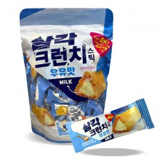 10000 유앤아이 삼각 크런치 스낵 우유맛 400g