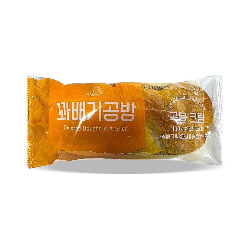 1000 목화 꽈배기공방 곡물크림맛 100g *10개  (1박스 30개) 천원빵